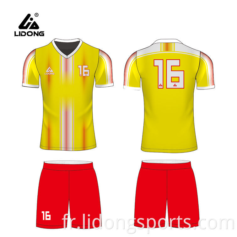 Coupe du Monde Sportswear costumes Spring Summer Football Short-Soccer Wear Setty Setty Setting-Séchage